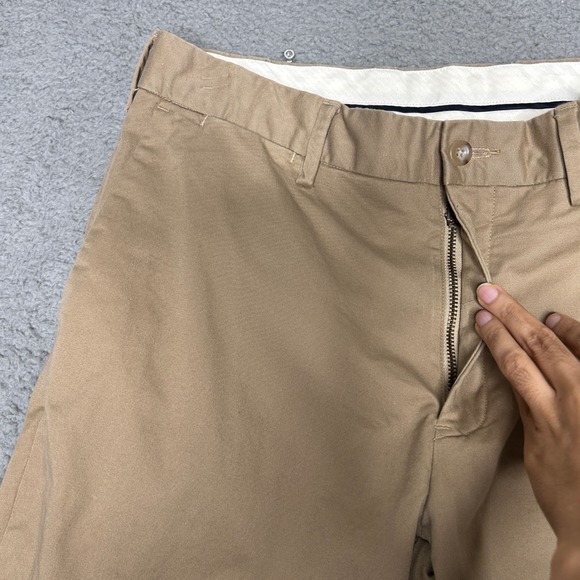 Polo Ralph Lauren Khaki Chino Pants Mens Size 30x32 Stretch Classic Fit Preppy - Picture 7 of 15